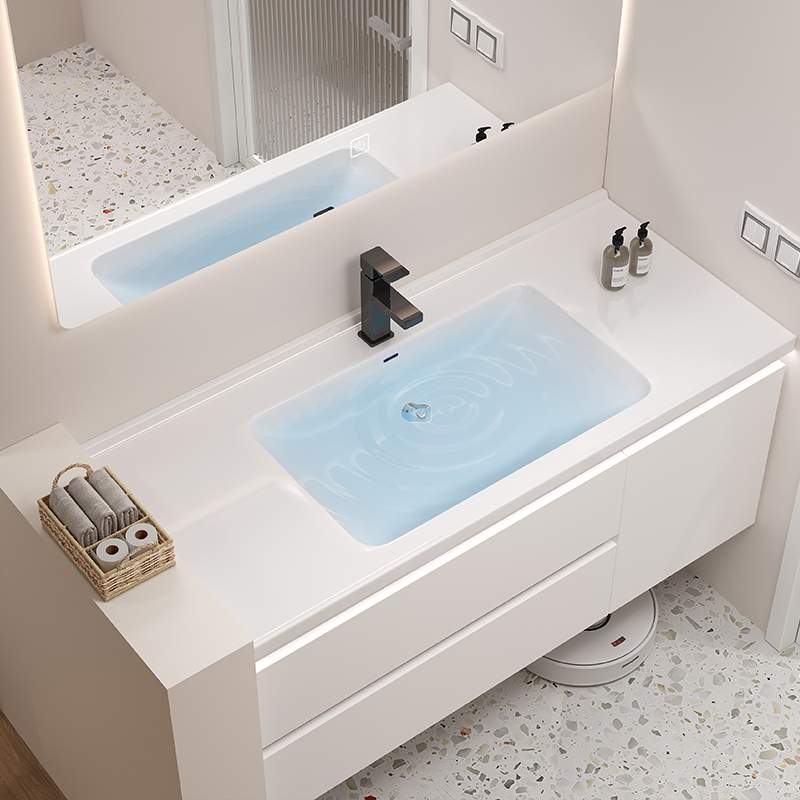 智能浴室柜陶瓷一体盆65/75CM85/95公分105/115厘米洗漱台盆