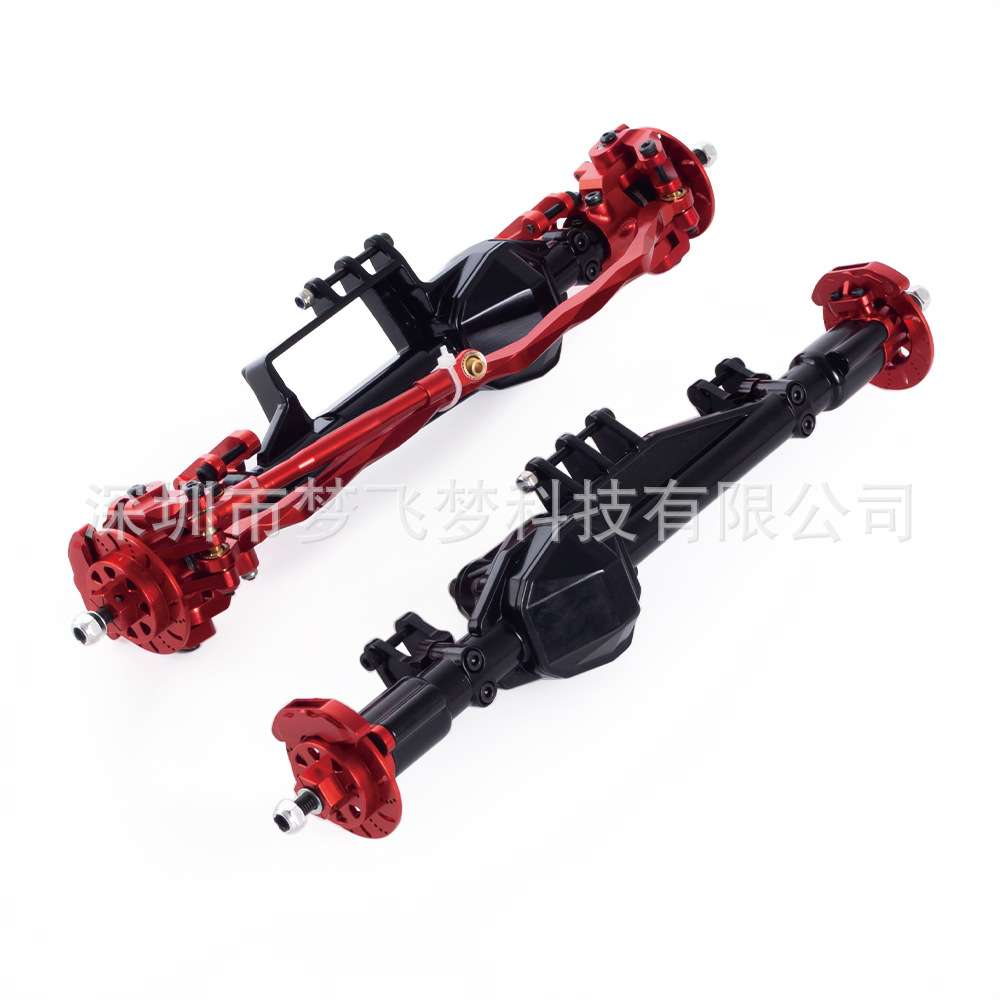 1/10  Axial  RBX10 Ryft骨架车 金属前桥总成 压铸款