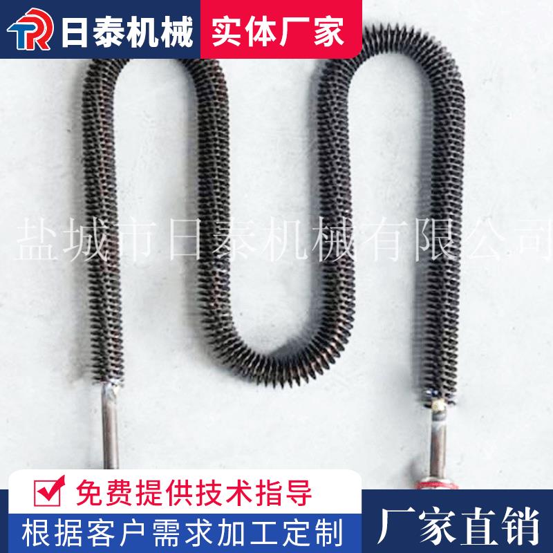 供应翅片电加热管空气干烧加热管翅片式电热管