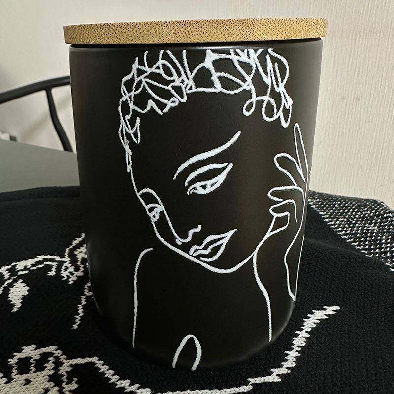 南非carrolboyes陶瓷罐子抽象人物多用途家用收纳罐装饰桌面摆件