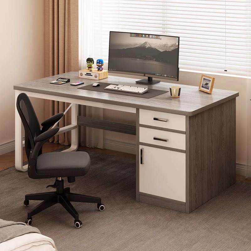 家用卧室学习桌简约现代书桌电脑台式办公桌员工位桌椅组合办公室