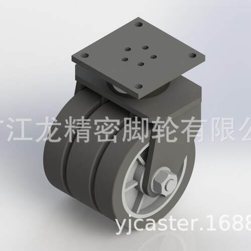 15吨超重型三轮组超重型脚轮江龙脚轮出口重型三轮脚三轮万向轮