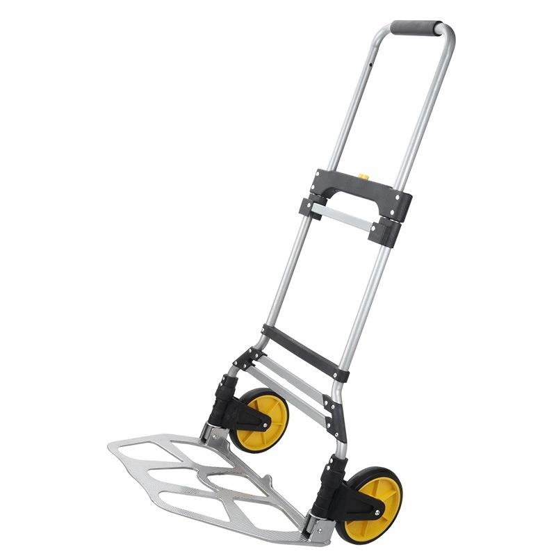 静音手拉车折叠行李车拉货手推车载重王拉货车拉杆购物车小拖车