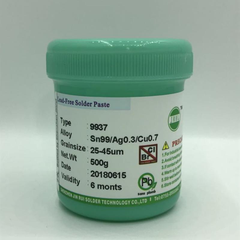 高温锡浆锡银铜Sn99Ag0.3Cu0.7贴片锡膏熔点217度含银焊锡膏高温