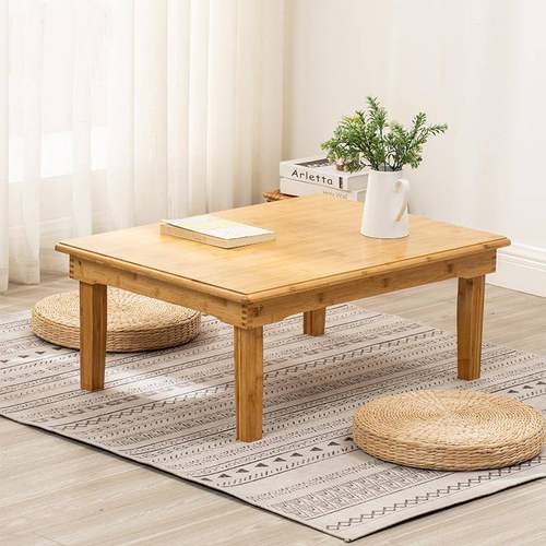 榻榻米小桌子可折叠炕桌北欧飘窗小茶几实木折叠桌家用吃饭矮桌子