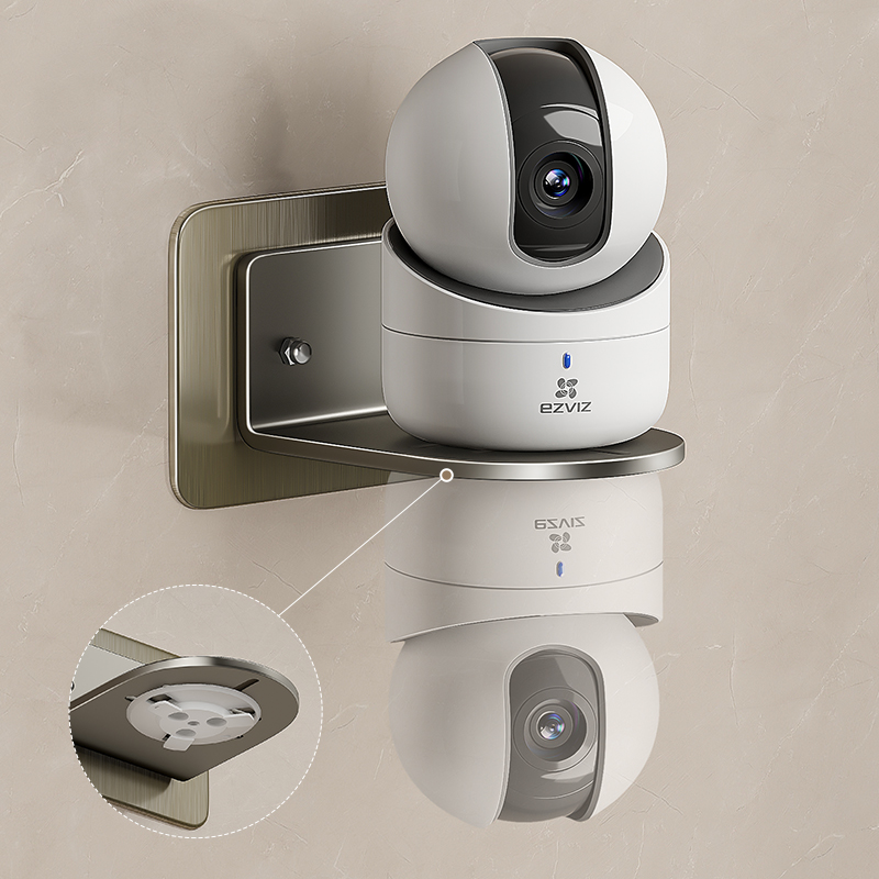 摄像头室内支架免打孔监控机架家用室外墙上置物架路由器放置架子