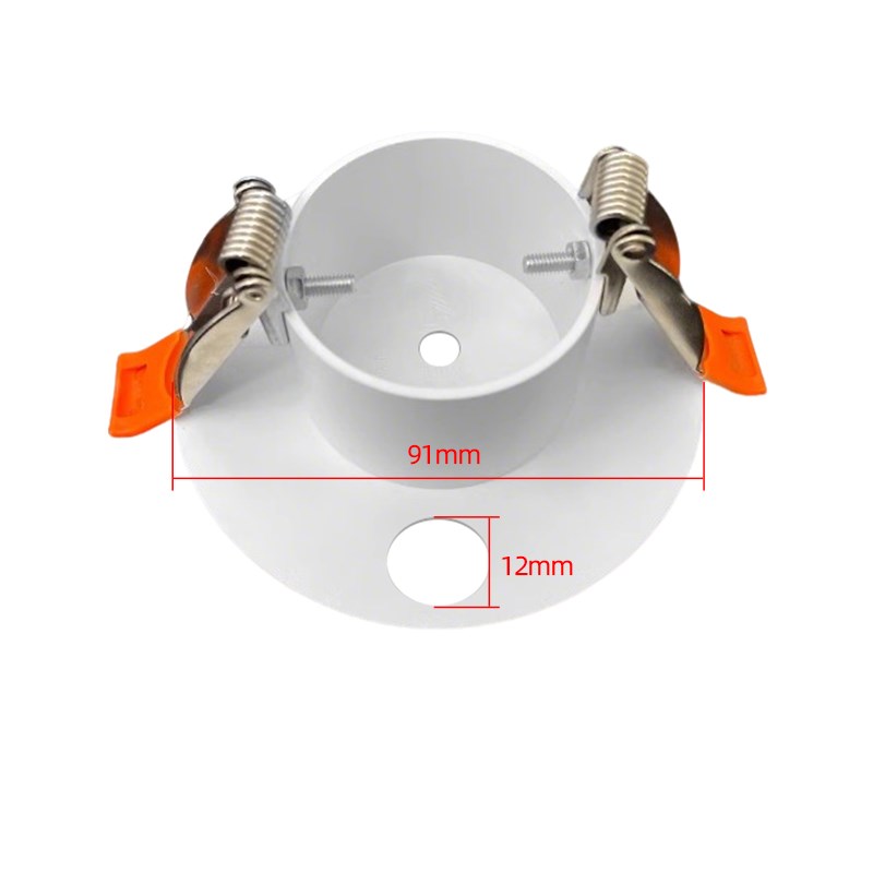 摄像头监控吊顶筒灯填孔器适配小米萤石乔安乐橙倒装卡扣支架底座