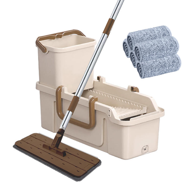 免手洗拖把d2023新款家用一拖净平板拖布自动懒人拖地神器干湿两