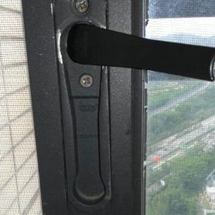 .金刚网纱窗执手 隐形执手 塑钢平开窗把手 推拉门执手锁 隐藏执