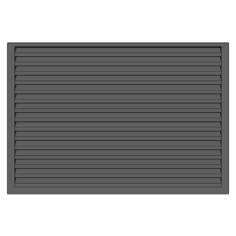 铝合金百叶围栏户外塑木围栏庭院D栅栏铝艺别墅护栏防腐花园露台