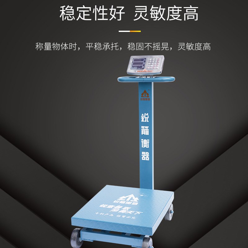 锐箭不锈钢商用TCS台秤600公斤电子秤高精度精准防水30Y0kg海鲜称