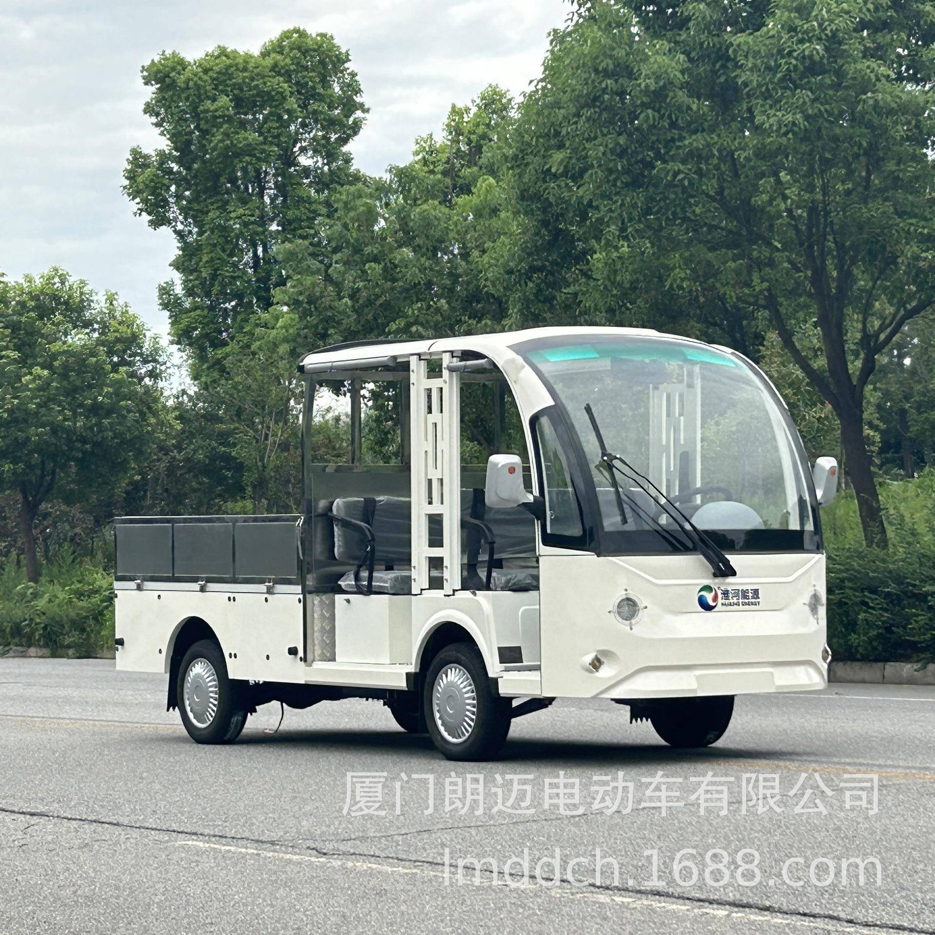 福建LNG电动防爆巡检车4-5座带栏板电动搬运车2排防爆电动车