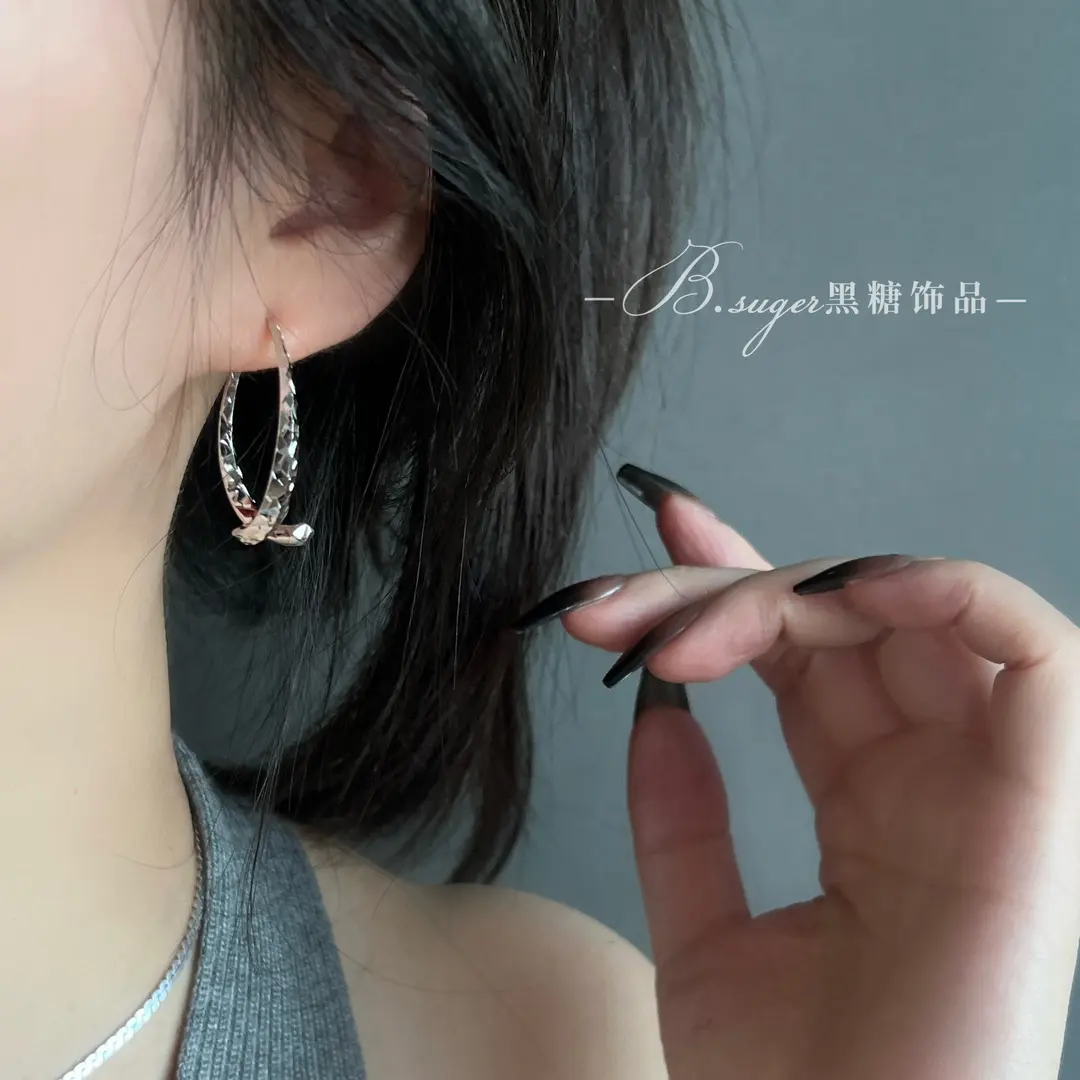 黑糖饰品轻奢高级小众百搭耳环