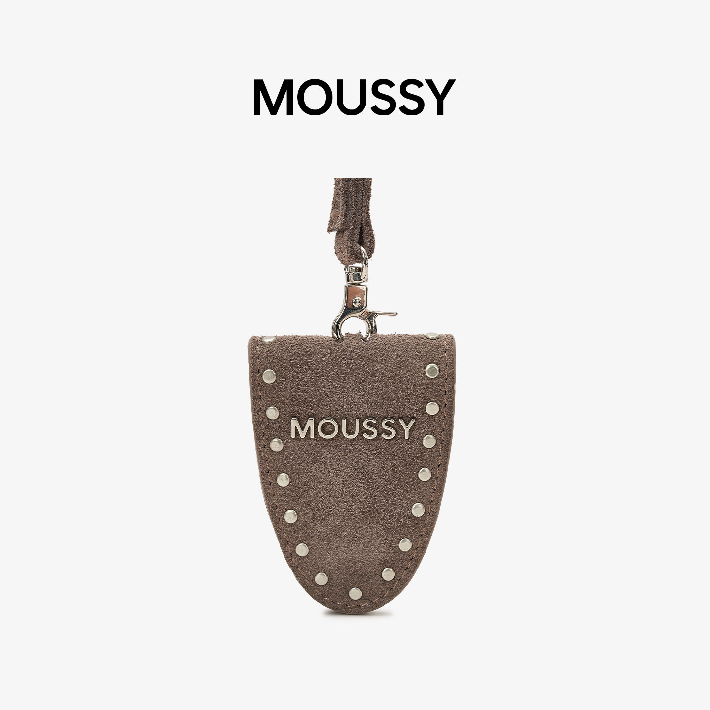 【汤圆TOYO】MOUSSY旷野流浪麂皮眼镜夹皮革墨镜夹百搭眼镜夹配饰