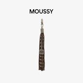 包包挂饰配件 MOUSSY旷野流浪麂皮流苏铆钉挂件时尚 汤圆TOYO