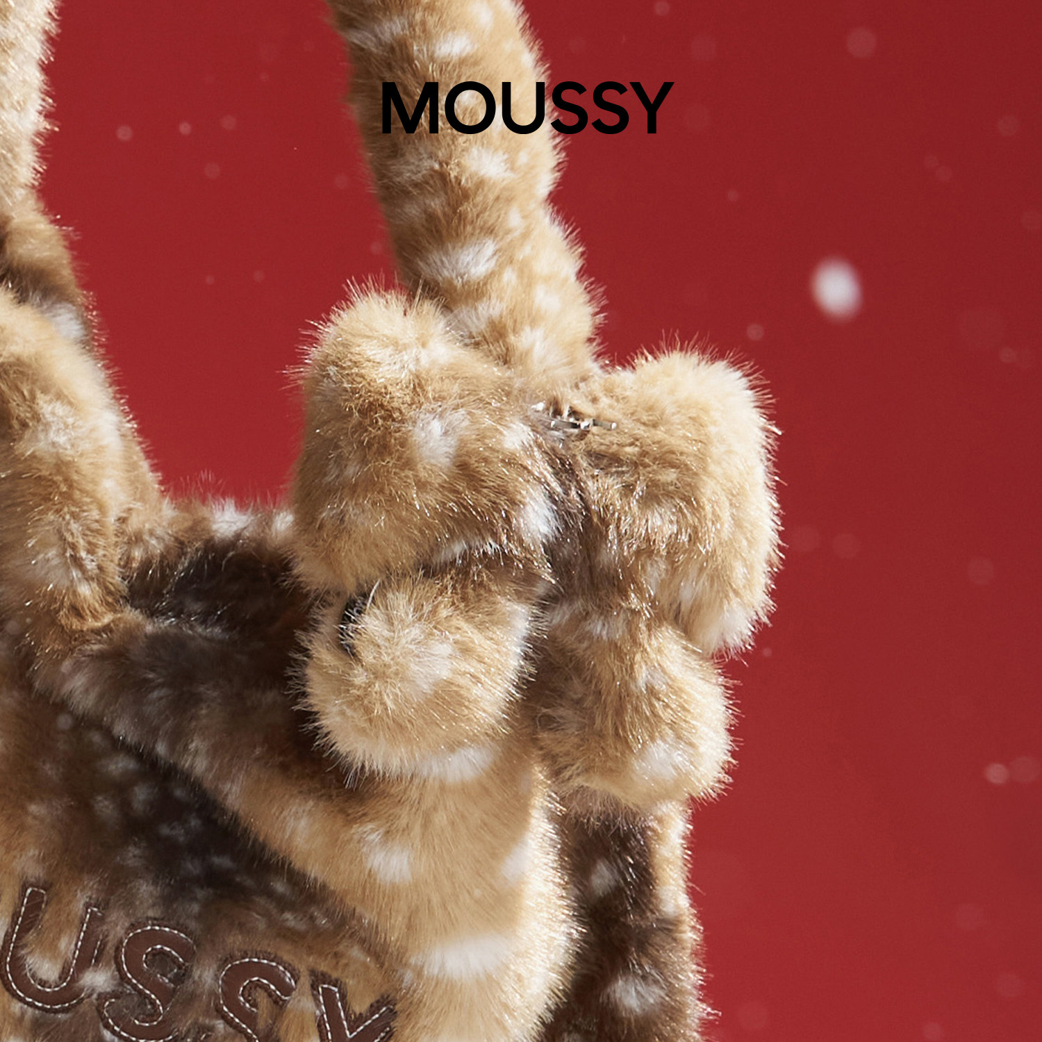 【新年礼物】Moussy鹿纹蝴蝶结挂件,箱包皮具/热销女包/男包,包袋配件,淘宝优惠券,粉丝福利购,淘宝优惠卷