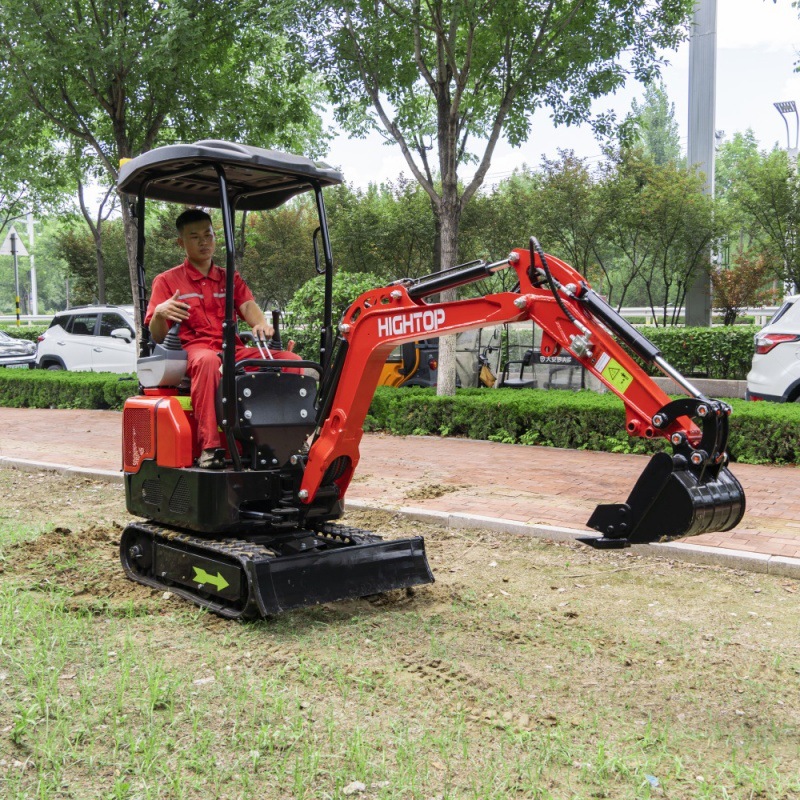 现货直供HT12小型履带式挖掘机 液压先导多功能小钩机 HIGHTOP