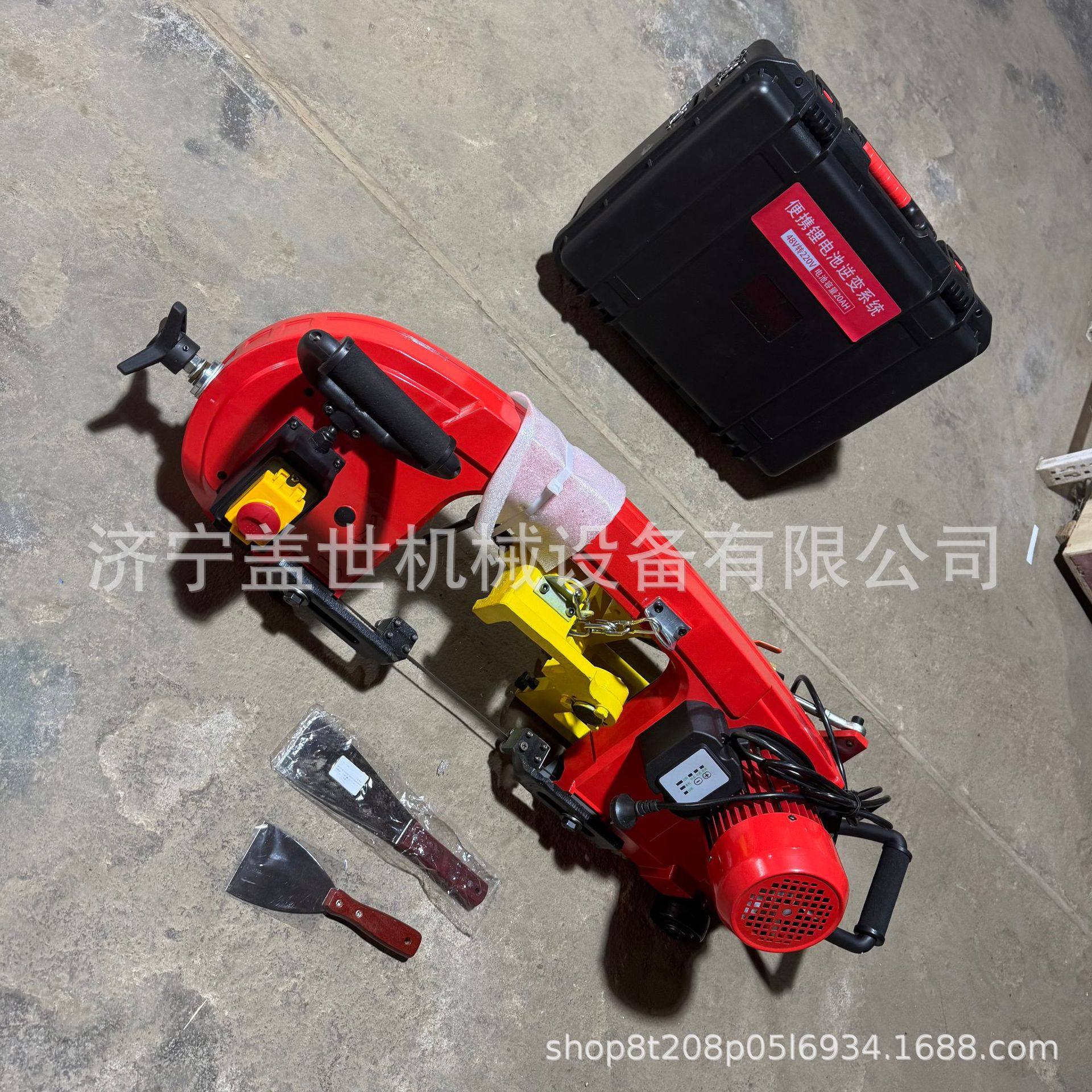 铁路安装抢修 50/60轨道切断机 新能源无火花锯轨机 锂电带式锯,机械设备,矿山专用设备,淘宝优惠券,粉丝福利购,淘宝优惠卷