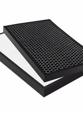 1惠而浦滤芯W空气净化器甲醛40M2滤网F除HEP-K活性炭.P适配50AA