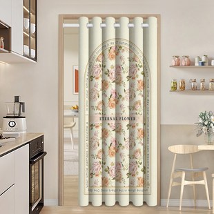 法国空调防空调风挡门帘,卧y室房间家用隔断帘,免打孔隔热帘