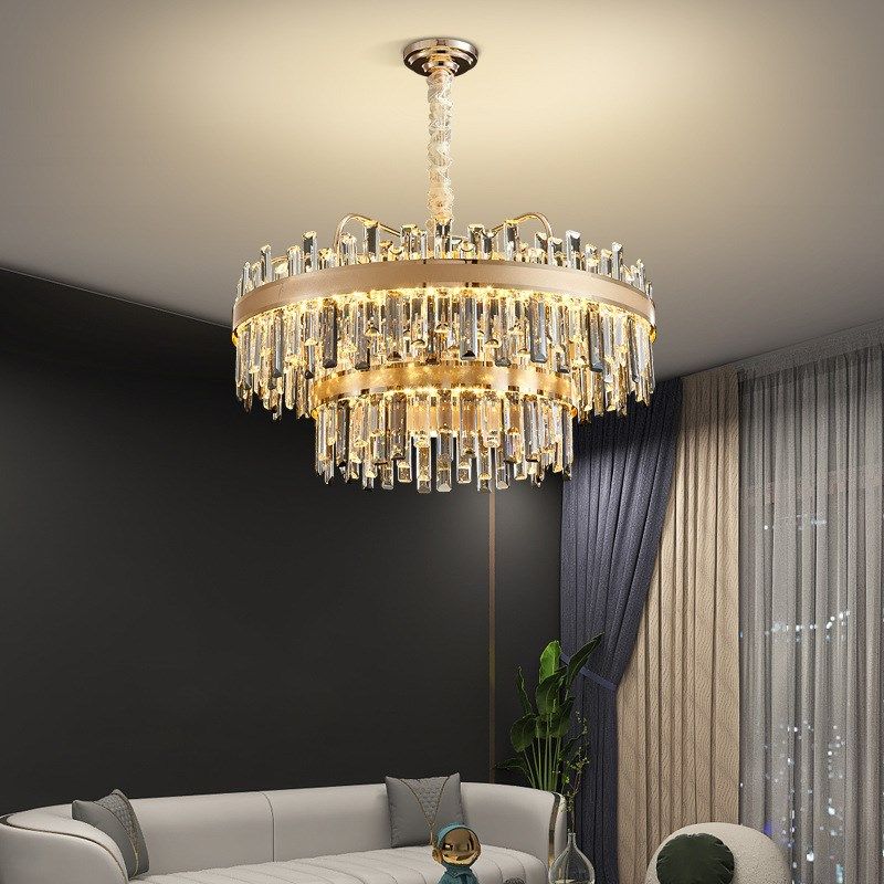后现代水晶吊灯h简约大气客厅灯轻奢浪漫卧室餐厅个性店铺装饰灯,家装灯饰光源,客厅吊灯,淘宝优惠券,粉丝福利购,淘宝优惠卷