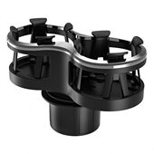 收纳改装 一分二车载架茶杯汽车用座饮料杯托置物内饰多功能水杯架