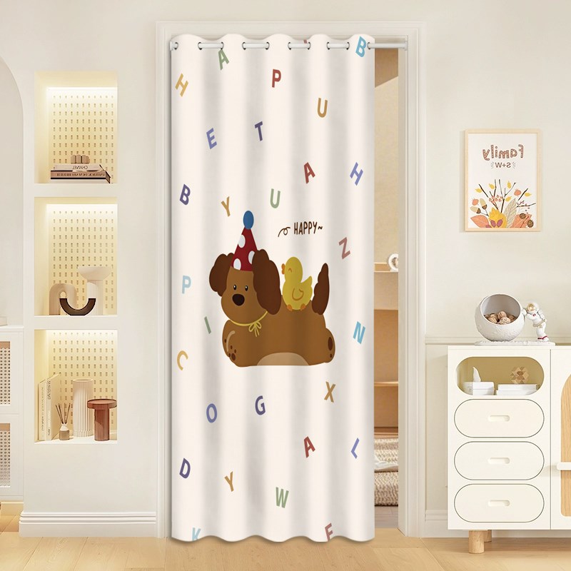 夏季新款空调门帘卧室隔断v帘房间家用室内防冷气入户门遮挡拉帘