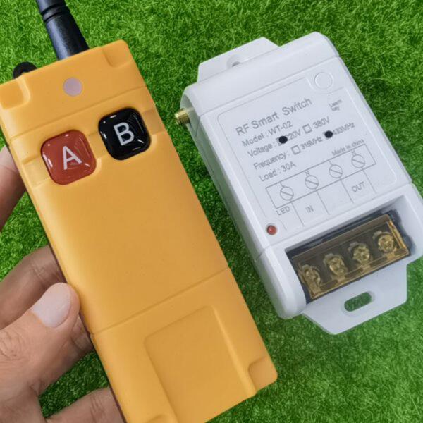 远程控制无线水泵智能控制遥控220v抽水电源灯具开关3000W大功率