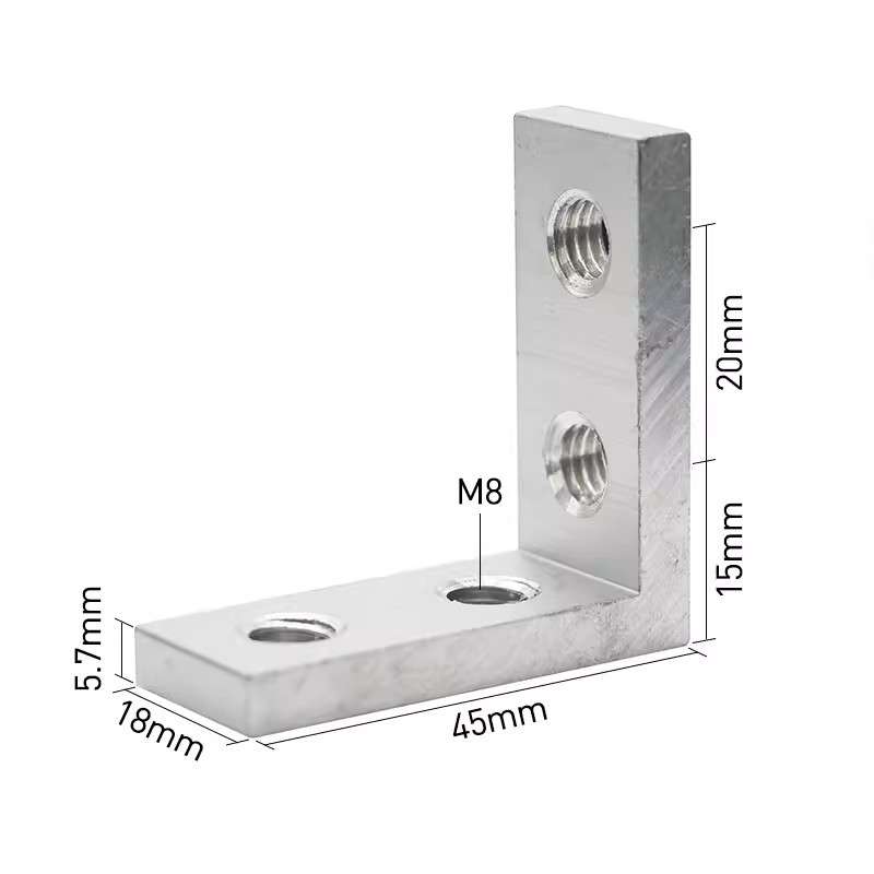 ADQ21-206/G3l06/308/G408z/408-M5/M6/M8浇铸角槽连接件替代怡合