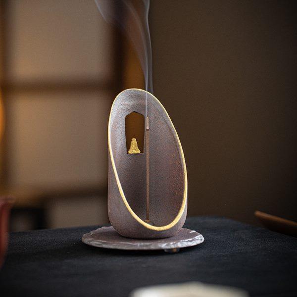 禅意一念之间线香插香炉香托桌面小摆件创意家居茶室装饰品香薰炉,家居饰品,香托/香盘/香座/香插,淘宝优惠券,粉丝福利购,淘宝优惠卷