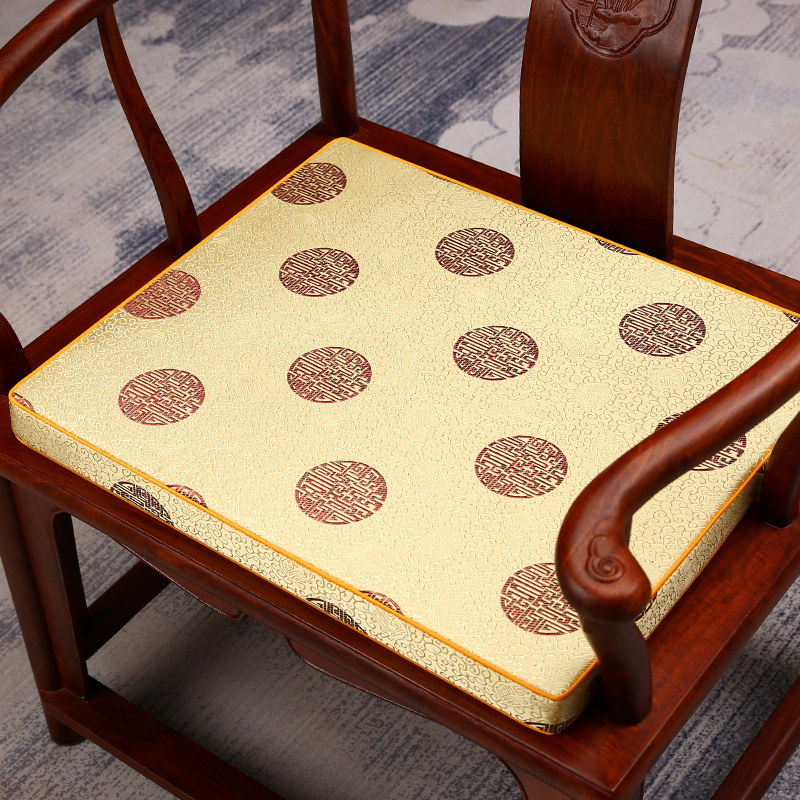 中式红木a椅子坐垫古典实木家具沙发太师椅圈椅茶桌座椅垫乳胶定