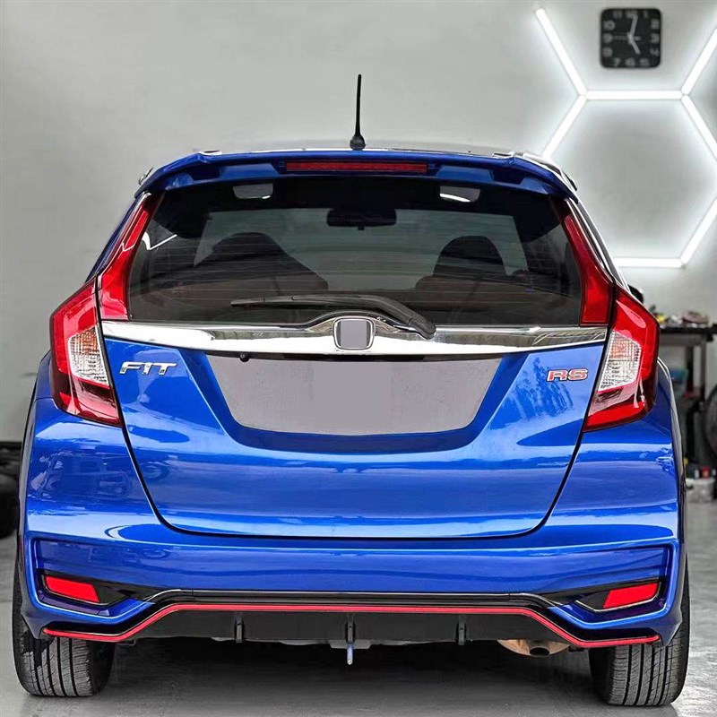 适用于18-20款飞度后扰流后唇GK5改装前唇RS小包围前铲尾翼顶翼