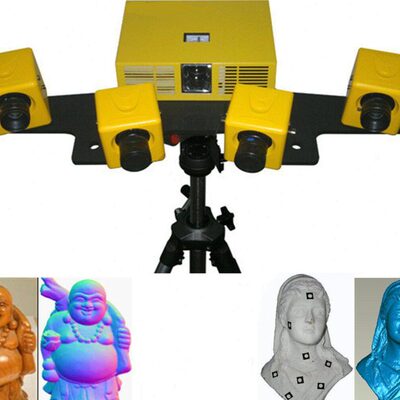 全息光栅3D人像馆 三维立体扫描仪 雕刻机配件神器 3D扫描仪 全息