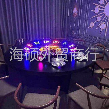 定制狼人杀桌子12-15人工业风餐厅机械怀旧复古纯手工剧本杀桌