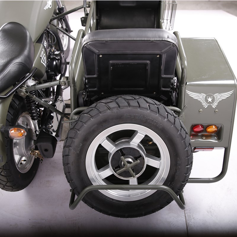 银钢边三轮YG150B-23 YG200B摩托车配件边斗外贴贴纸翅膀贴花