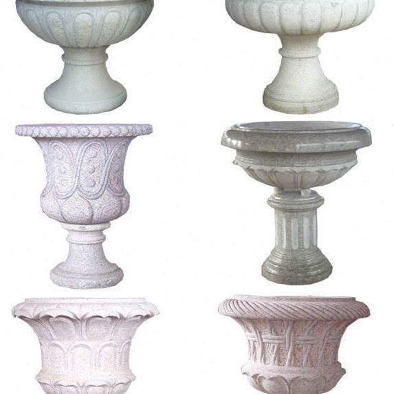 广州石雕花钵 石雕花盆 欧式户外景观园林石雕花盆花钵 石雕花钵