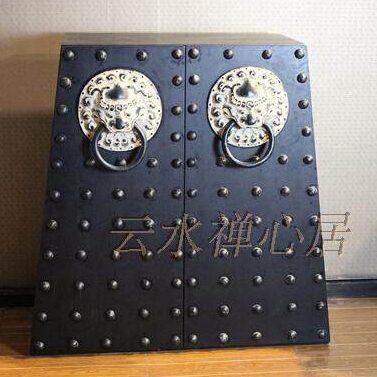 中式复古家具将军门装饰柜储物柜春秋仿古 中国风 家居装饰品