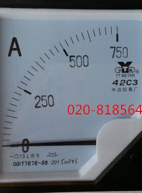 GB/T7676-98 直流电流表42C3-750A   1KA 1000A 1.2KA 75MV 42C3