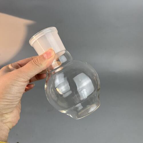 粗脂肪测定瓶250ml玻璃瓶平底40/38磨口蒸馏萃取瓶