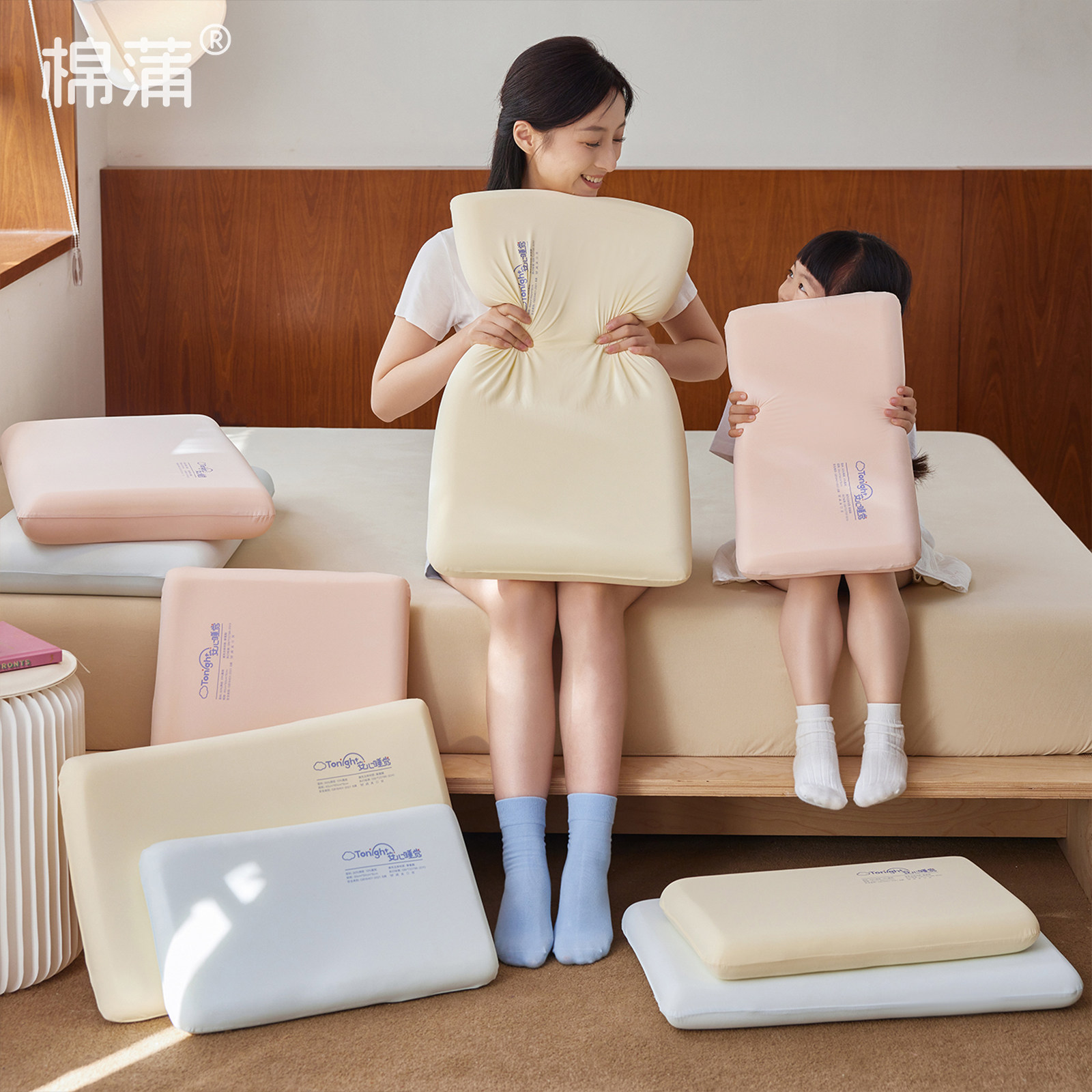 棉蒲l深睡慢回弹记忆枕头枕芯零压护颈椎牵引枕儿童学生成人助眠图片