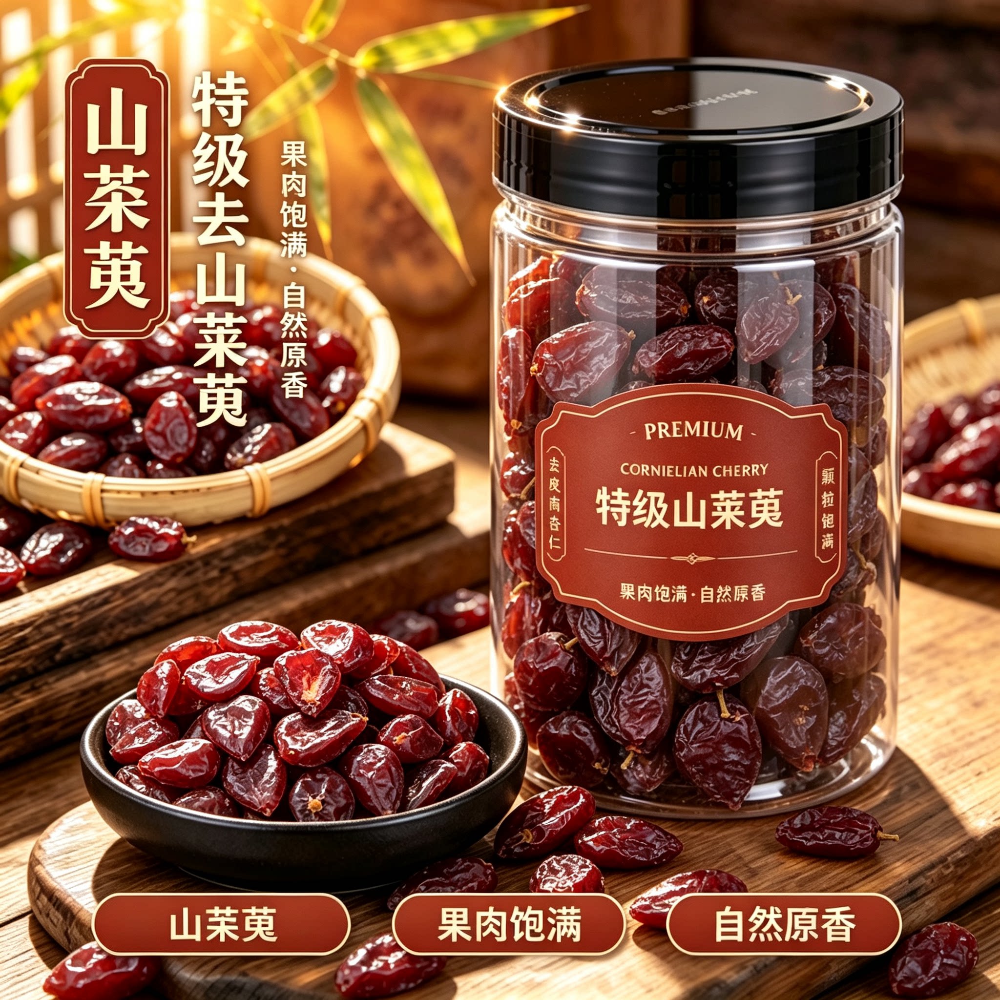 野生山茱萸肉泡茶正品功效