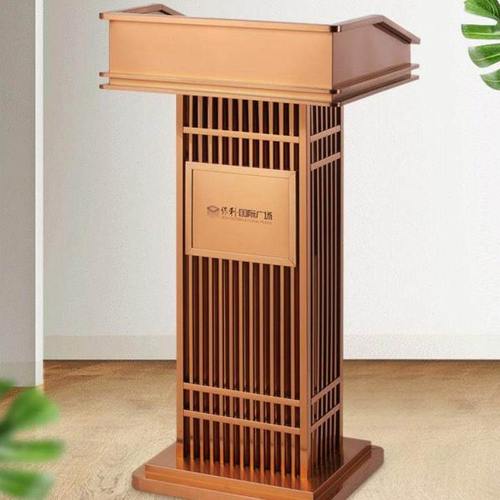 酒店公司迎宾台物业登记台餐厅售楼部咨询台4S店商场不锈钢接待台