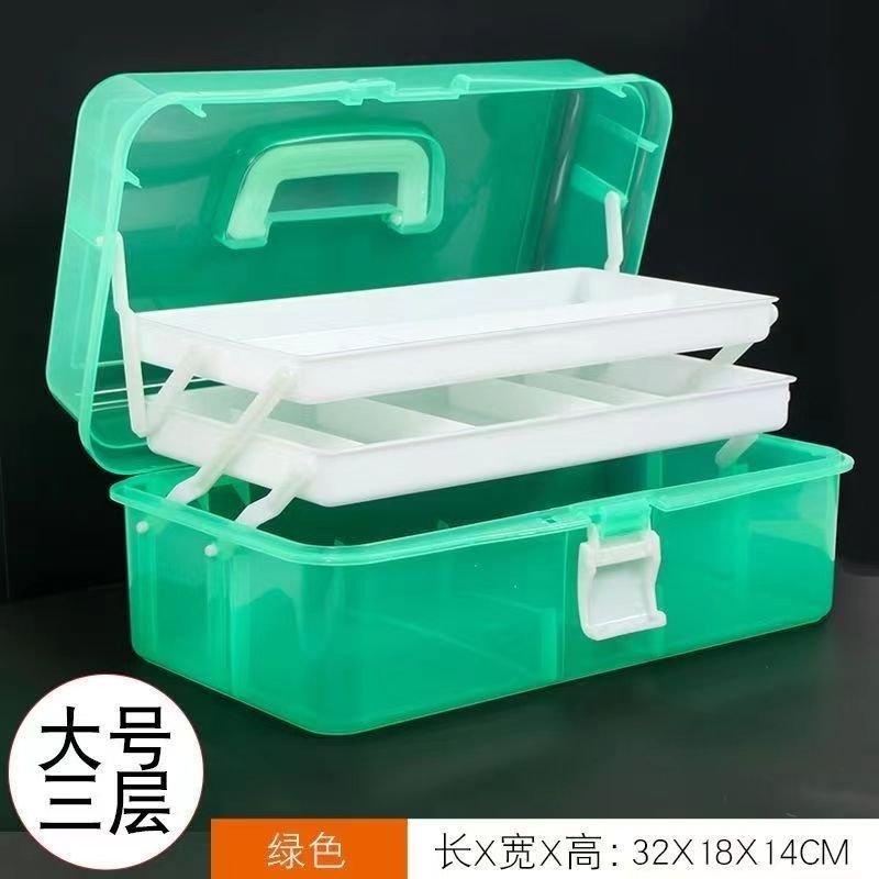 671大号透明三层塑料工具箱 国画用品收纳箱 水粉颜料美术工具箱,电脑硬件/显示器/电脑周边,手写输入/绘图板,淘宝优惠券,粉丝福利购,淘宝优惠卷