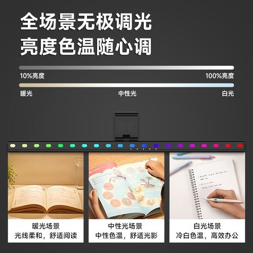 显示器屏幕挂灯护眼灯桌面防反光台式电脑补光灯工作学习专用台灯