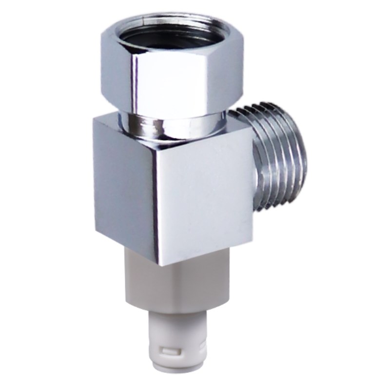 适用科沃斯扫地机器人专用进水角阀三通水龙头一进二出下水管接头