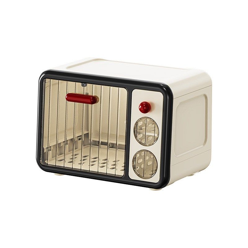 家用奶瓶收纳柜婴儿餐具储物箱辅食工具防尘沥水柜放碗筷置物架子