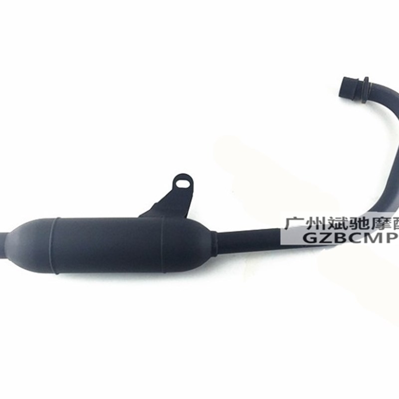 摩托车排气管适用CG125复古改装消声器短款回压鱼雷静音烟囱配件