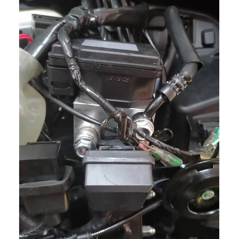 适用新大洲本田NS125LA裂行RX125 前轮碟刹改装带ABS防抱死防滑