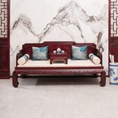 新中式 罗汉仿古实木罗汉床榻小户型床床贵妃榻客厅沙发禅意加高榻