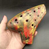 D原高音调准陶笛 包邮 故乡工厂双风景原调管音质好 SD陶笛陶笛音